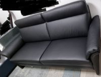 Ledercouch schwarz Hochlehner Sofa top Zustand Frankfurt am Main - Niederursel Vorschau