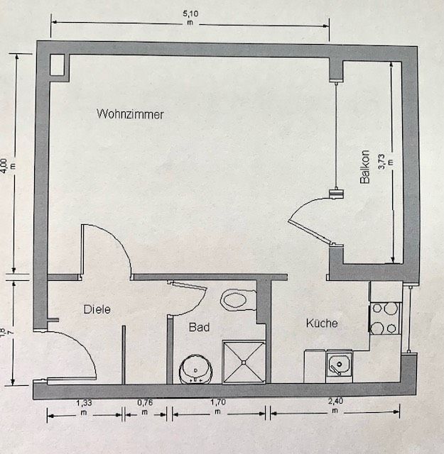 Single Appartement im ruhigen Berlin Steglitz in Berlin