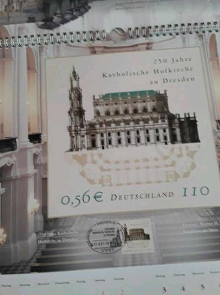 Kalender mit original Briefmarken in Zülpich