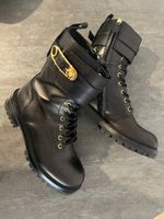 VERSACE Combat Boots aus Leder mit Verzierung 39 Baden-Württemberg - Graben-Neudorf Vorschau