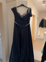 Blaues Off Shoulder Abendkleid mit Steinen Feldmoching-Hasenbergl - Feldmoching Vorschau