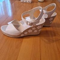 Sommerschuhe,weiße Sandalen Gr 41, Keilsandalen, Plateausandalen Bayern - Rosenheim Vorschau