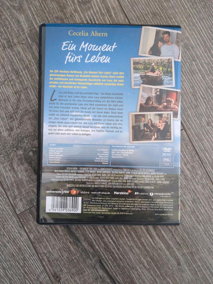 DVD Ein Moment fürs Leben Cecelia Ahern Film zum Buch in Weiler b. Gevenich/Eifel