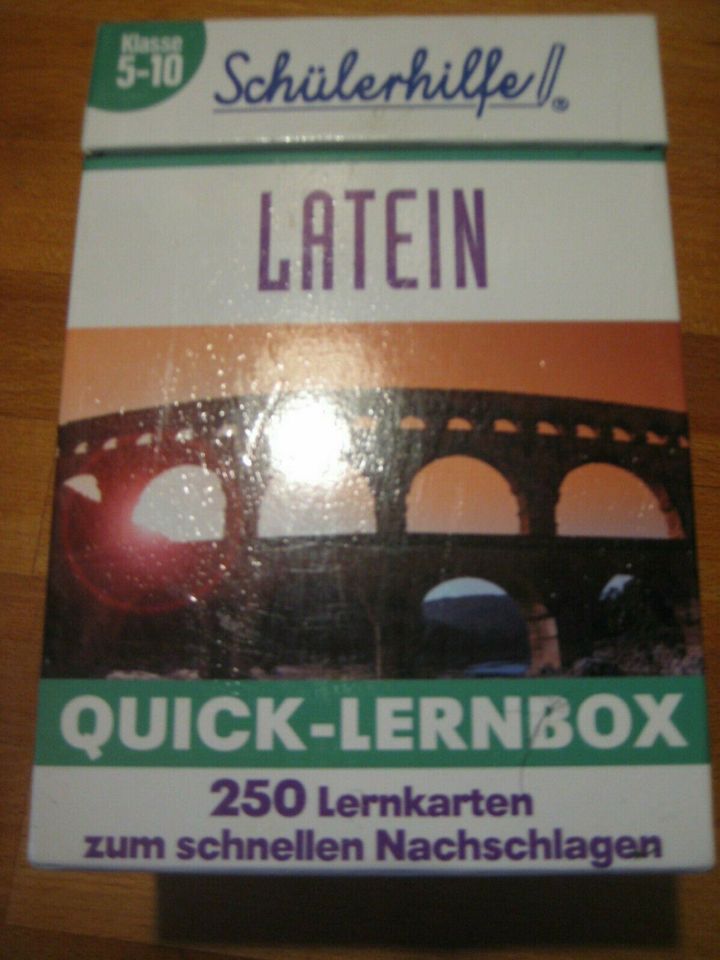 SCHÜLERHILFE Latein Quick-Lernbox Klasse 5-10 in Boizenburg/Elbe