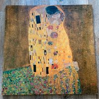 Gustav Klimt der Kuss Leinwandbild 90x90 cm Baden-Württemberg - Mannheim Vorschau