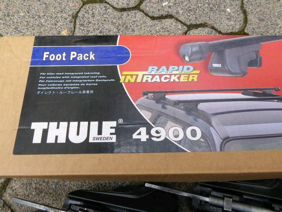 Thule Rapid Fußsatz 4900 4 Füße für Trägersystem in Gründau