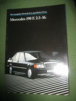 Prospekt Mercedes W201 190E 2,3-16 26 Seiten top Hessen - Wanfried Vorschau