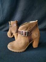 Timberland Ankle Boots Damen Stiefel Booties 36 Braun Schnalle Schwerin - Altstadt Vorschau