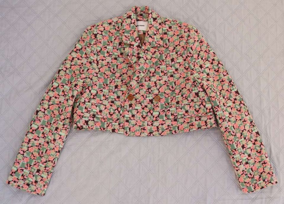 Henrik Vibskov Cropped Blazer aus Jacquard in München