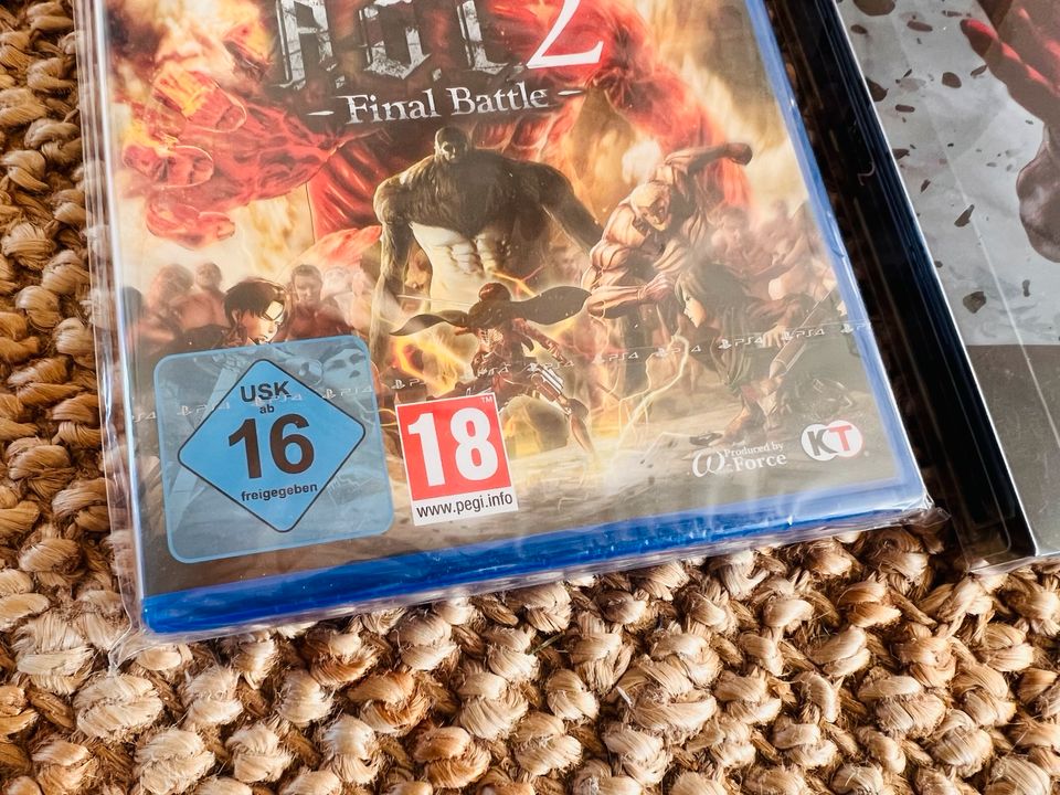 Sealed Attack on Titan Final Battle 2, PS4 Spiel, inkl Steelbook in Berlin