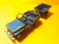 **GAMA** Metall JEEP (904-5-6) mit ANHÄNGER in metallic-blau 1:43 Rheinland-Pfalz - Ingelheim am Rhein Vorschau