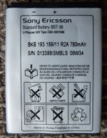 Sony Ericsson Standard Battery BST-36 Dresden - Großzschachwitz Vorschau