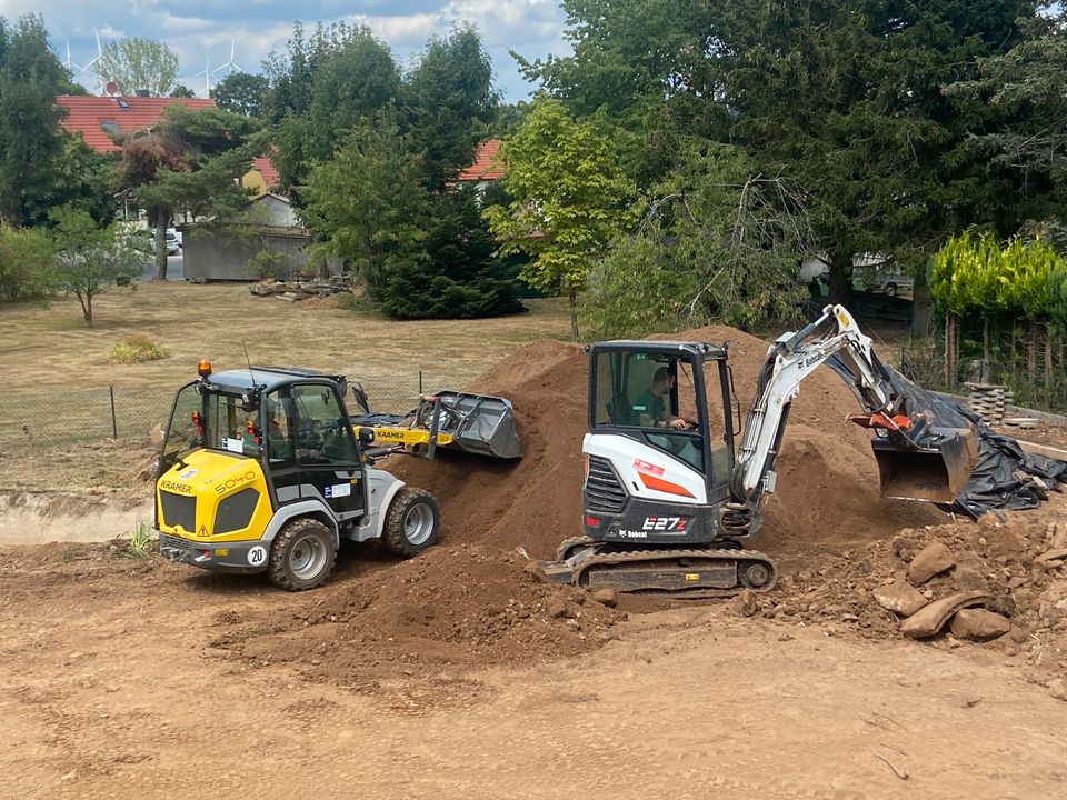 Bagger Arbeit , Pflaster Arbeit , Gartenbau,Terrasse Bau in Fulda