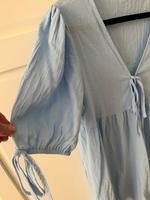 Schleifenbluse Sommerbluse Tunika Kleid hellblau Gr. M/L NEU Düsseldorf - Düsseltal Vorschau