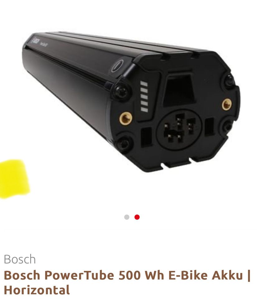 Bosch E-Bike Akku InTube 500 Wh 0275007539 UVP ca 750.-€ in Memmingen
