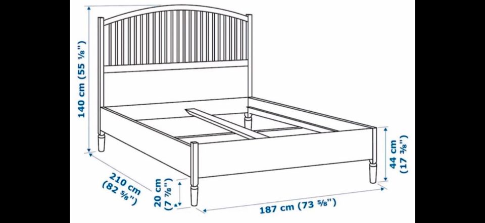 Ikea Doppelbett Modell Tyssedal 180 x 200 in Bonn