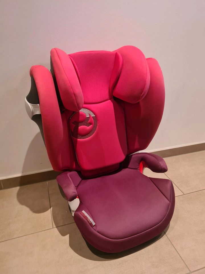 Cybex Solution M-Fix pink lila 15-36 kg Kindersitz Autositz G in Bergisch Gladbach
