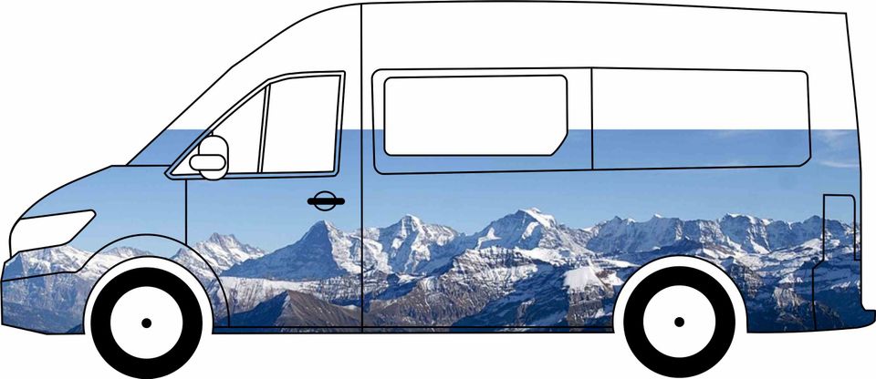 DIY Wohnwagen folieren, Wohnmobil selber bekleben in Salzkotten