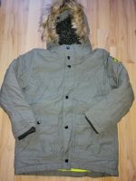 Graue wattierte Winterjacke H&M Größe 128 NEU Bayern - Sonnefeld Vorschau