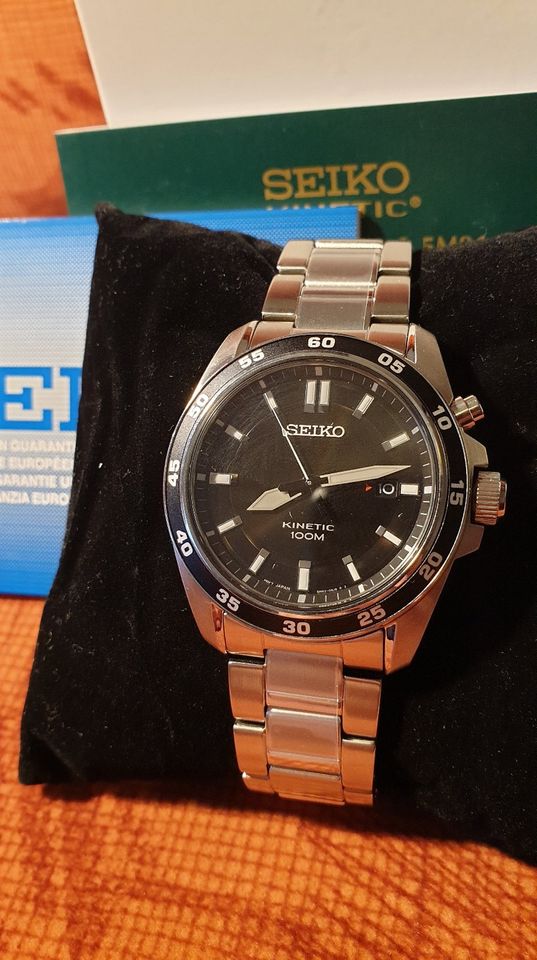 SEIKO Kinetic Uhr SKA785P1 Edelstahl Automatik NEU in Leipzig