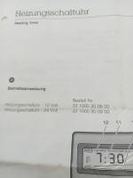 Eberspächer Heizungsschaltuhr 22 1000 30 08 00 Schleswig-Holstein - Itzehoe Vorschau