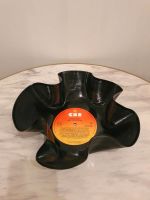 Vinyl  Schallplatte upcycling Kunst Schale retro Nostalgie Bayern - Ansbach Vorschau