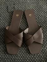 Schlappen - Sandalen - H&M - Größe 38 - Braun Frankfurt am Main - Nieder-Erlenbach Vorschau