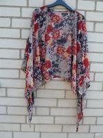 Dünne Bluse, leichte Jacke, Überwurf, Blumenmuster bunt, Gr. XS/S Neumünster - Tasdorf Vorschau