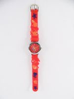 Kinder-Armband-Uhr, Kunststoffarmband  mit Fisch-Motiven, rot, ne Baden-Württemberg - Bühl Vorschau