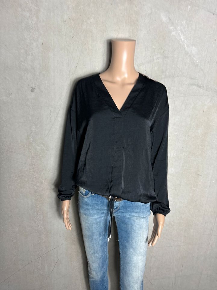 S.oliver Bluse schlupfbluse schwarz neu 34 36 1540 in Erlabrunn