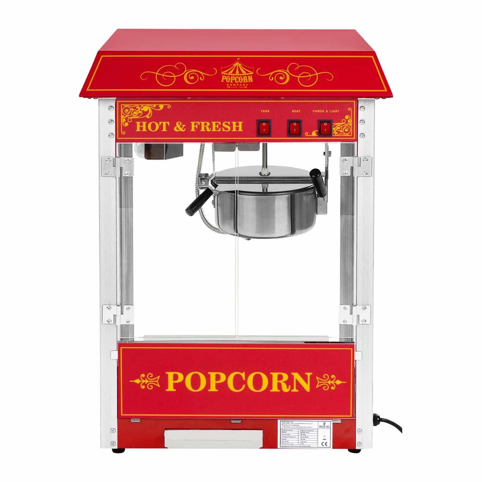 Popcorn-Maschine Retro mit Unterwagen mieten; Raum Eifel, Mosel in Daun