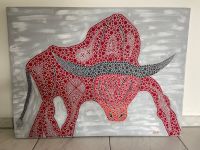 Bild Stier Dot Painting auf Leinwand Baden-Württemberg - Mannheim Vorschau