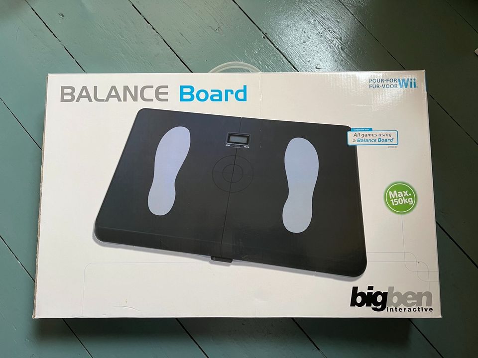 Wii Balance Board Schwarz in Unkel