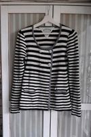 ❤ HILFIGER Strickjacke Pullover Jacke Gr.L 38  schwarz weiss Schleswig-Holstein - Oldenburg in Holstein Vorschau