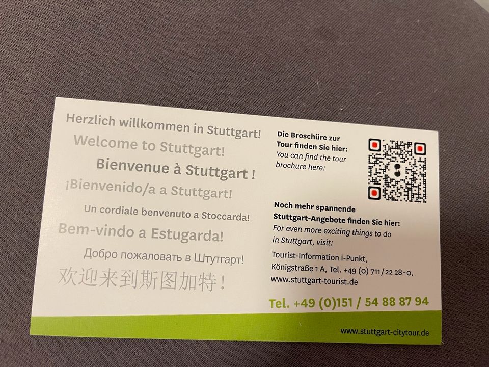 Verkaufe ein Kombi Ticket für die Hopp on hopp off Bus Tour in Ludwigsburg