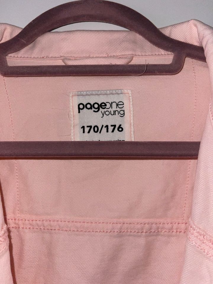 Page one Young Damen Mädchen Jeans Jacke Gr 170/176 40 apricot in Herne