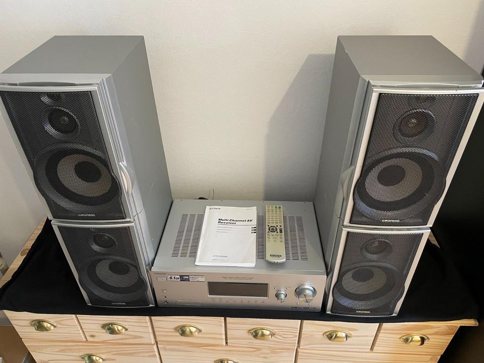 Sony STR-DG 500 mit Boxen, Fernbedienung, Bedienungsanleitung u in Darme