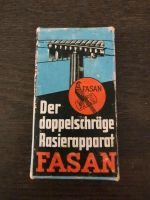 Der doppelschräge Rasierapperat Fasan, mit Rasierklingen Bayern - Stockdorf Vorschau