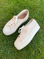 Superga Plateau Sneaker 40 beige Korkeinlage Nordrhein-Westfalen - Kirchlengern Vorschau