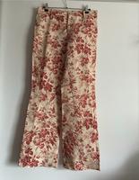 Neu Gucci Hose Blumen Rot Weiß Gr. IT 42 36/38 Bund 38 Länge 97 West - Nied Vorschau