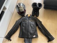 Motorrad Kombi (36) Leder 2-Teiler Probiker+Helm(S)+Schuhe(37) Schleswig-Holstein - Bad Bramstedt Vorschau