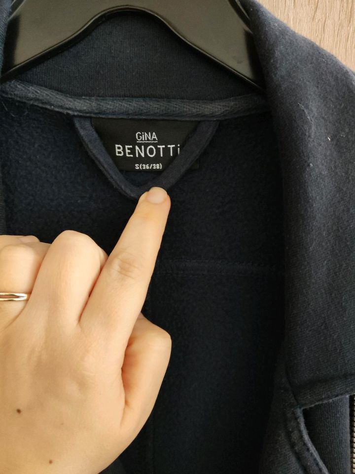 Sweatshirt Jacke blau Größe S/36 Marke Benotti in Böhl-Iggelheim