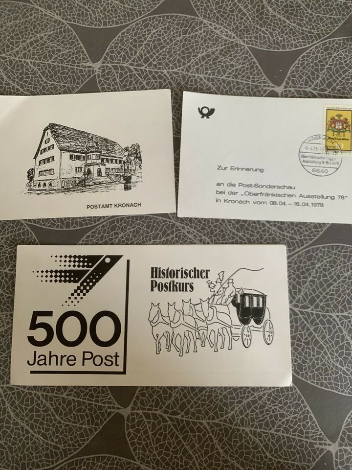 Sonder Briefmarken in Kronach