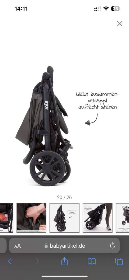 Joie Buggy Kinderwagen in Frankfurt am Main