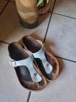 Birkenstock, Größe 41, mint, goldene Schnalle Niedersachsen - Moormerland Vorschau