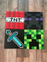 4 Minecraft Acryl-Gemälde ✅ sehr guter Zustand Schleswig-Holstein - Norderstedt Vorschau