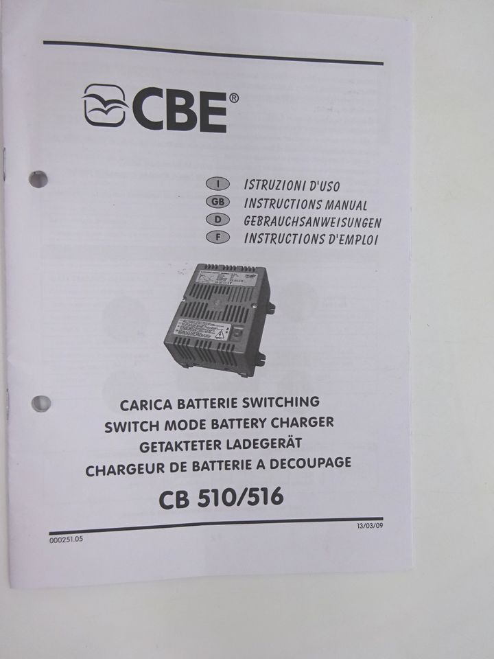 CBE getacktetes Batterie-Ladegerät, 250 W, max 16A, 230V - 12V= in Wentorf bei Sandesneben