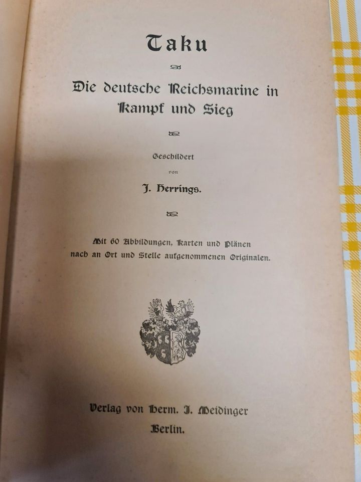 3 Marine Bücher Anfang 20. Jahrhundert in Kerpen