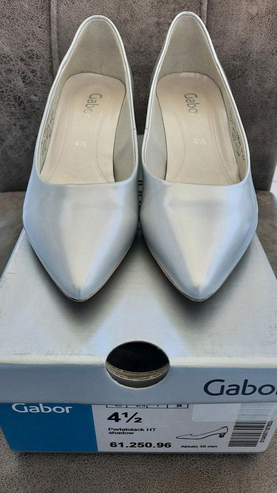 Gabor Pumps, Perlatolack, Gr. 4,5 in Damme