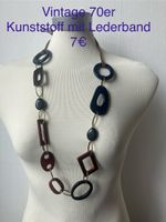 Vintage 70er 70ies hippie boho kette braun blau Stuttgart - Stuttgart-West Vorschau